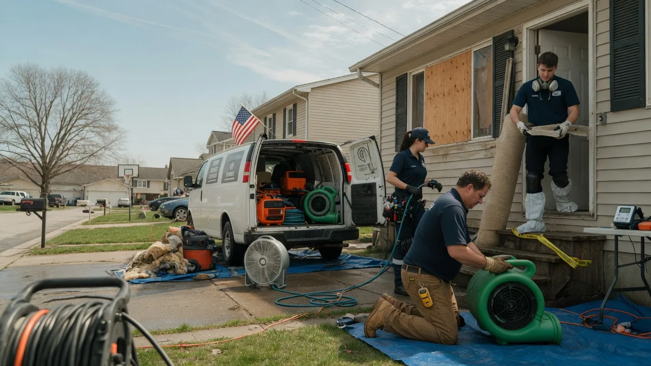 Water Damage Restoration in La Belle, PA near me
